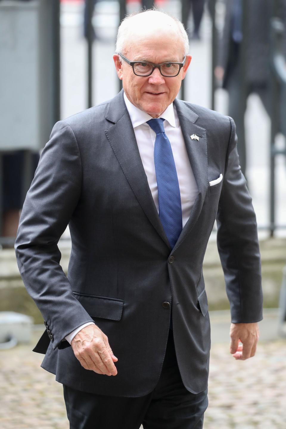 U.S. Ambassador to Britain Robert Wood Johnson at Westminster Abbey on May 3, 2019.