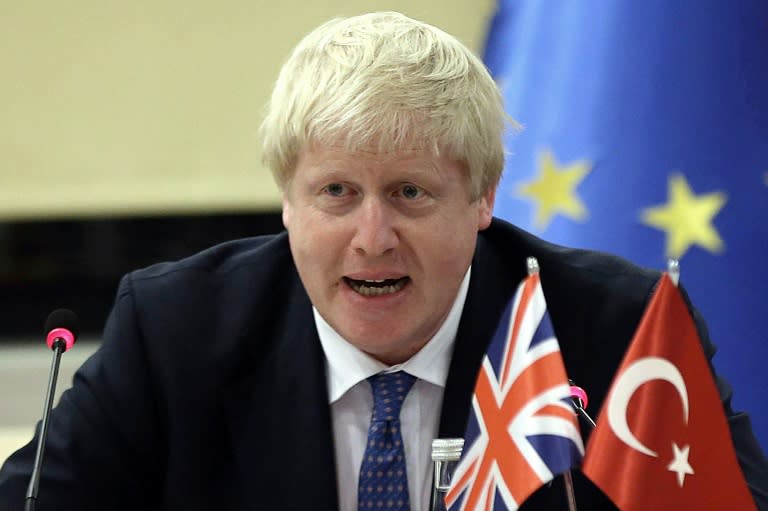 British Foreign Minister Boris Johnson condemned the July coup attempt as a "deeply sinister" attack on Turkish democracy