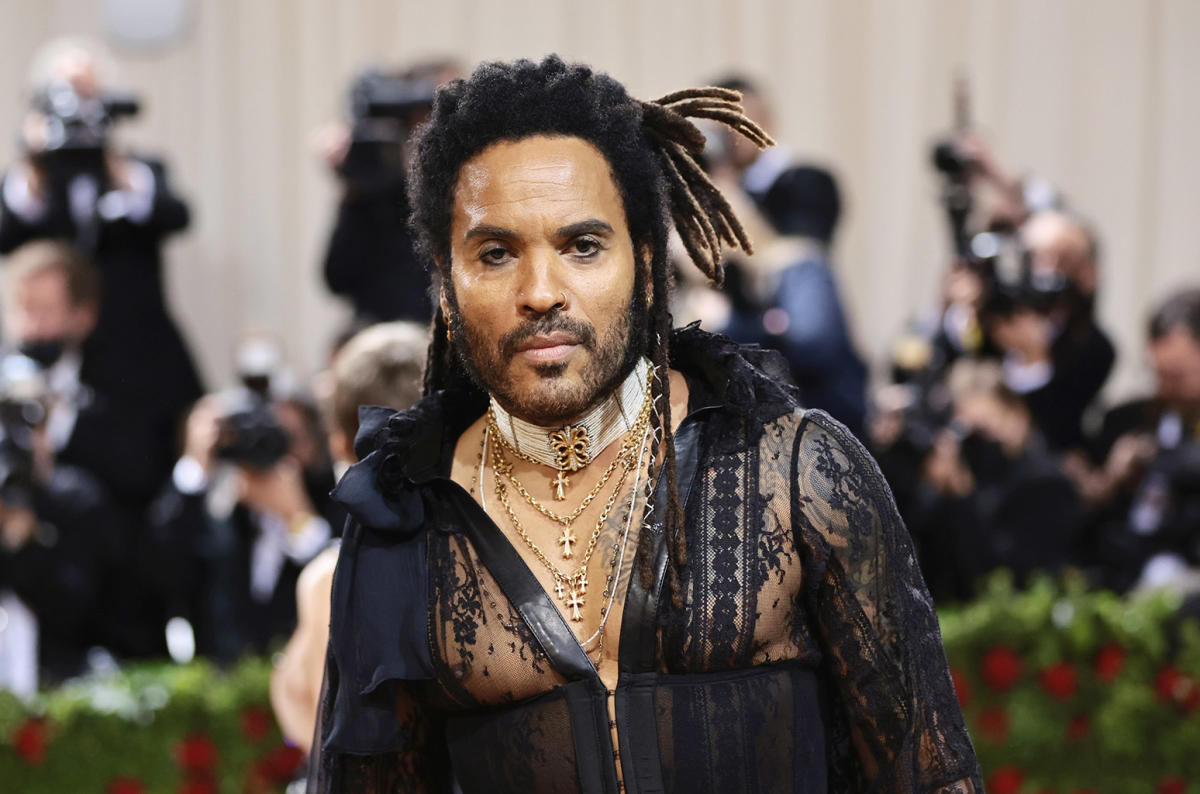 Lenny Kravitz 2025 With Cheeky Beach Photo