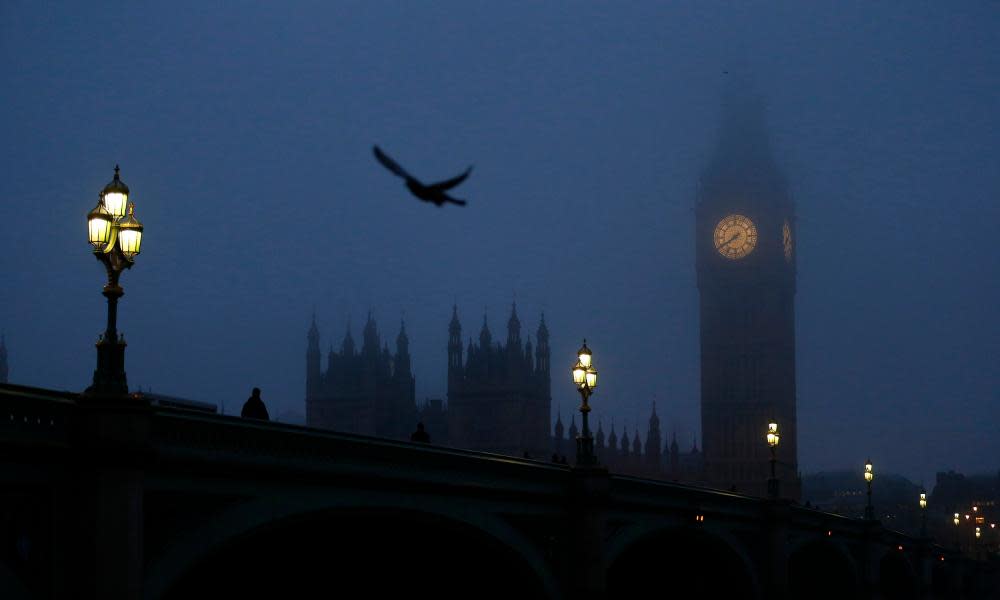 Big Ben and the Houses of Parliament in the fog