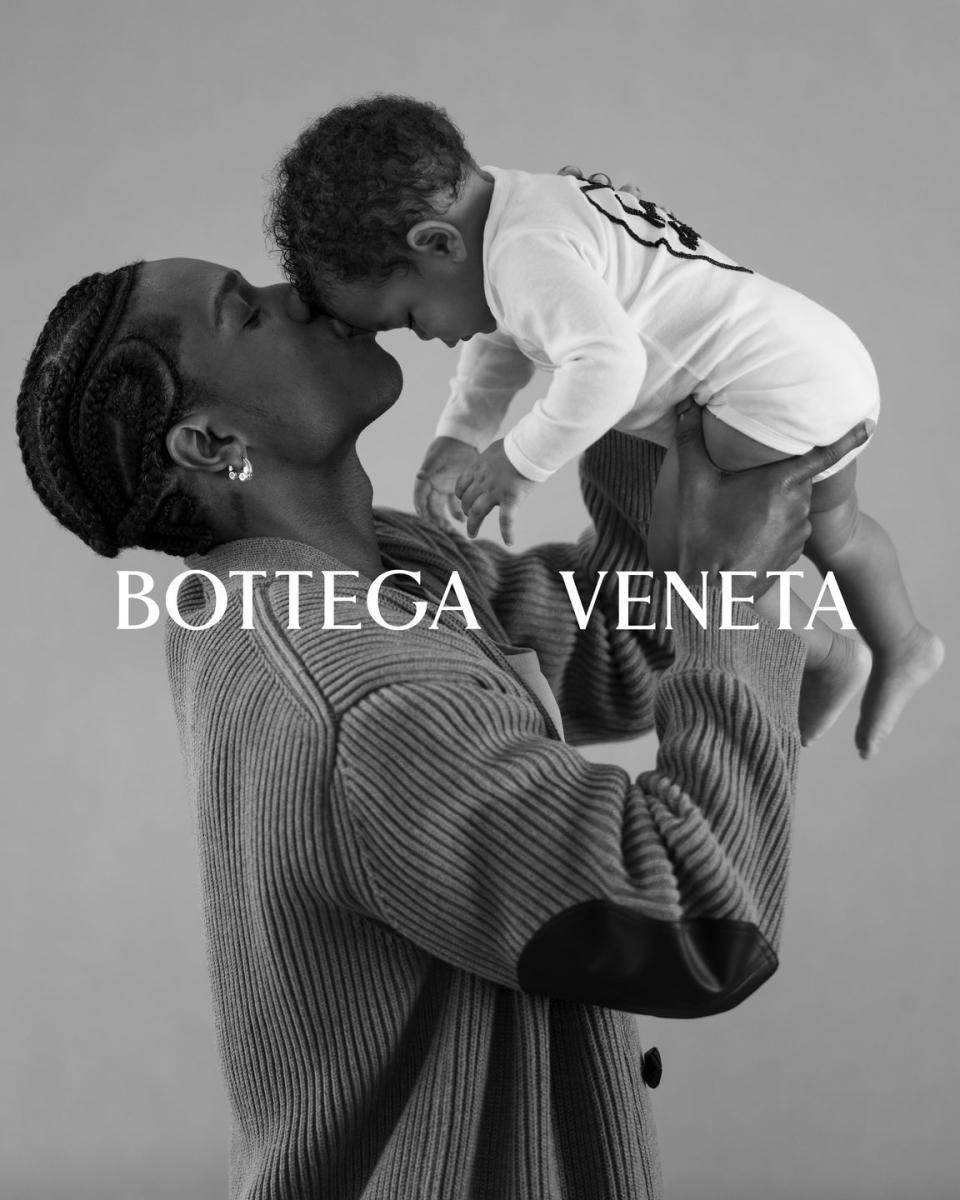 asap rocky bottega veneta father's day campaign