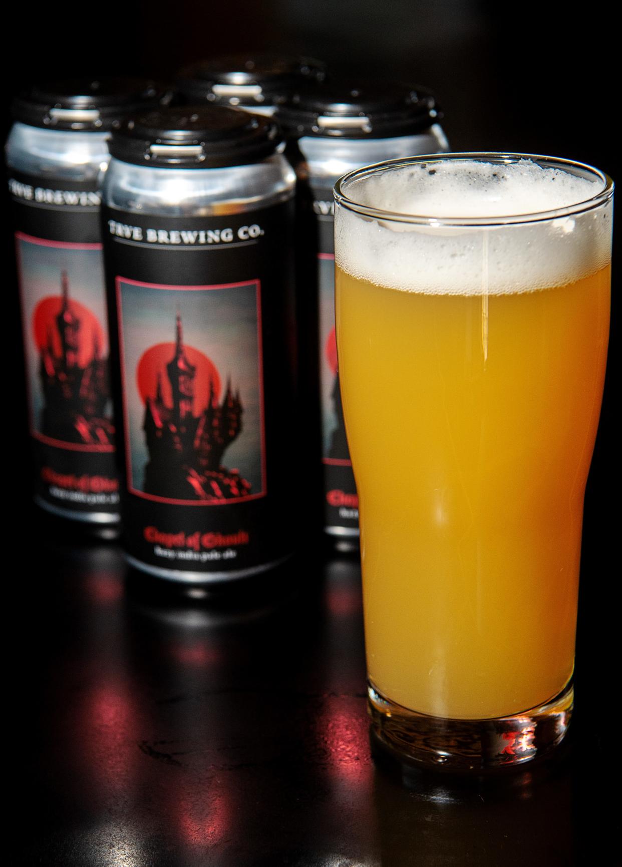 Chapel of Ghouls, a hazy IPA offered by Trve Brewing in Asheville’s South Slope.