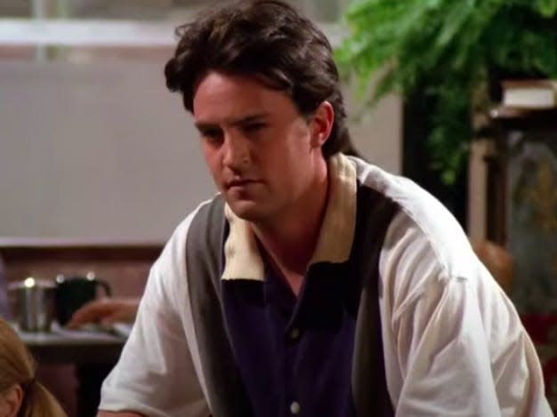 chandler on the first episode of friends
