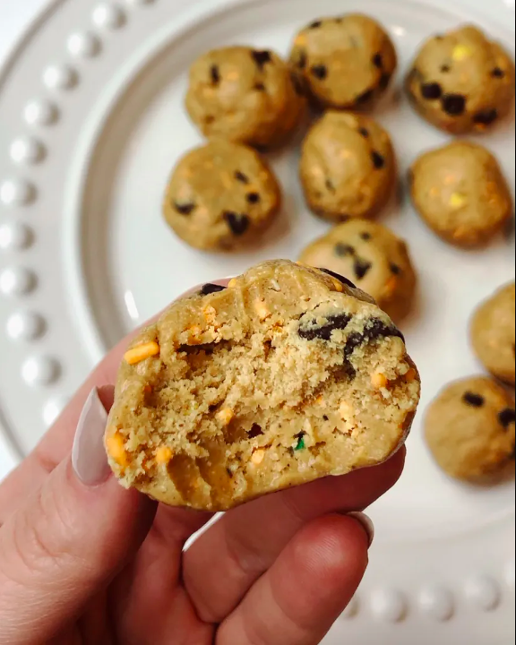 23) Pumpkin Spice Cookie Dough Balls