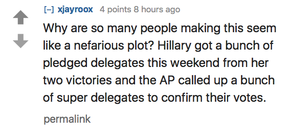 Bernie Sanders Fans on Reddit Lose It Over Hillary Clinton Clinching Democratic Nomination