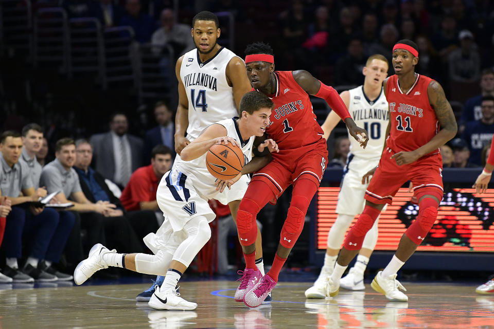 St. John’s scored its second consecutive remarkable upset on Wednesday, this time over No. 1 Villanova. (Getty)