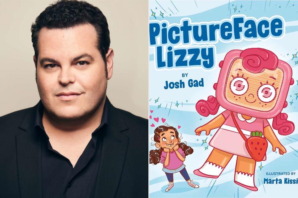 <p>Koury Angelo, Putnam Books for Young </p> Josh Gad and the cover for his book 