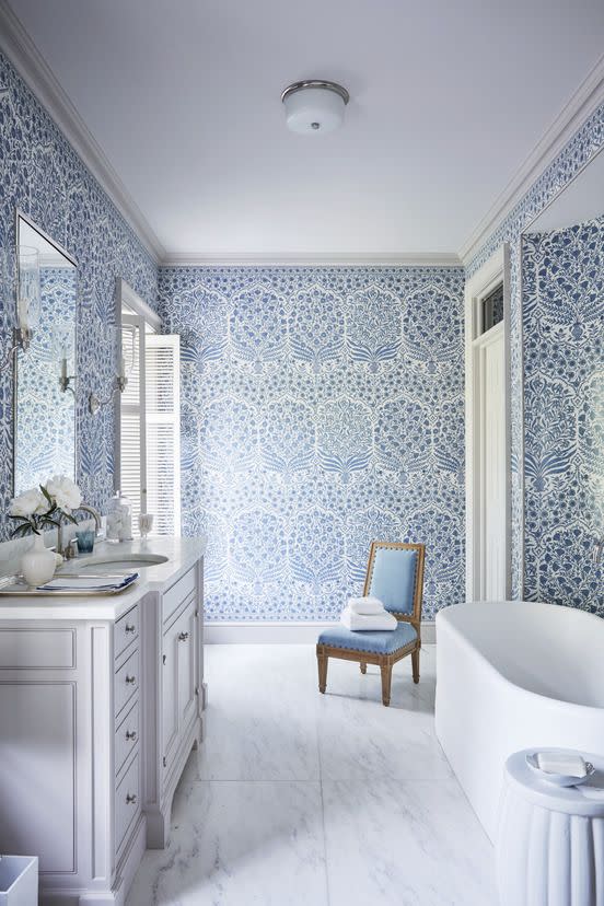 designer ashley whittakers neo georgian estate in connecticut bathroom