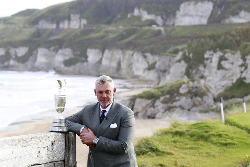 Darren Clarke will hit the opening tee shot on Thursday Photo: AP Photo/Peter Morrison