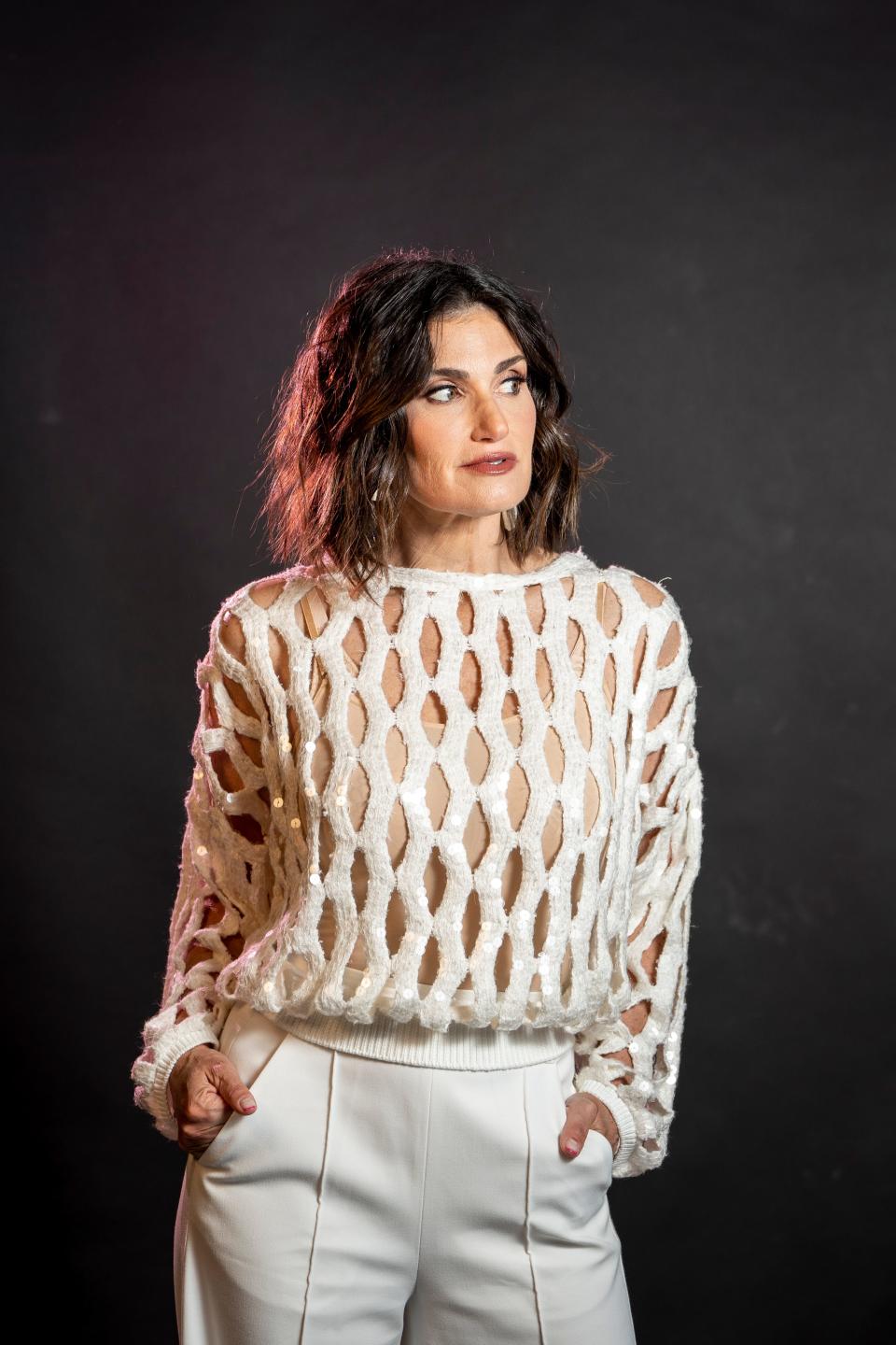 Tony winner Idina Menzel poses for a portrait in New York.