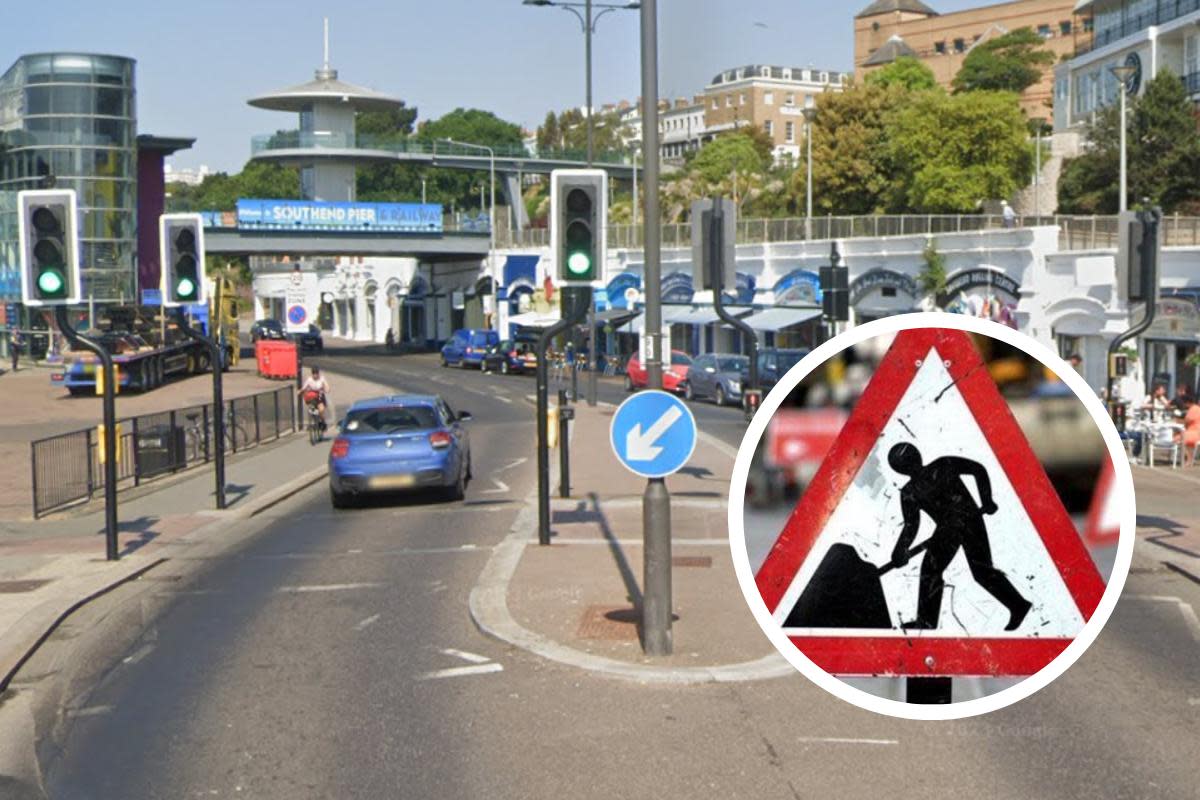 Southend seafront and six more major roads set for roadworks from next week <i>(Image: Google / stock image)</i>