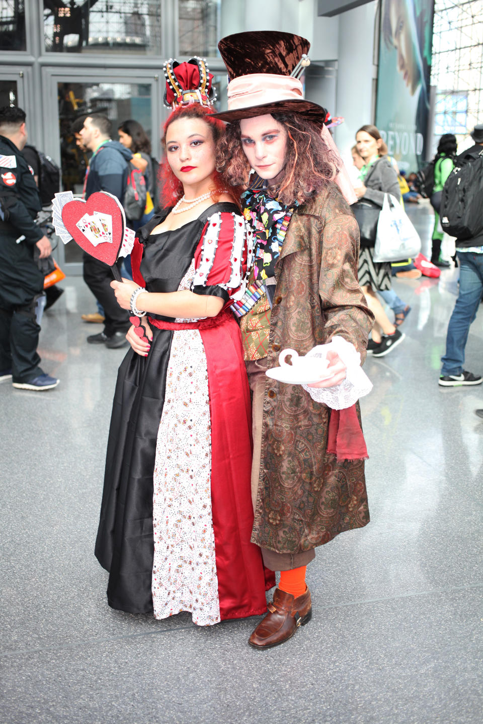 Queen of Hearts and the Mad Hatter