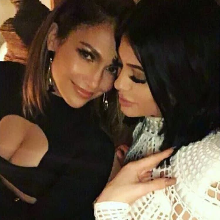 Jennifer Lopez and Kylie Jenner