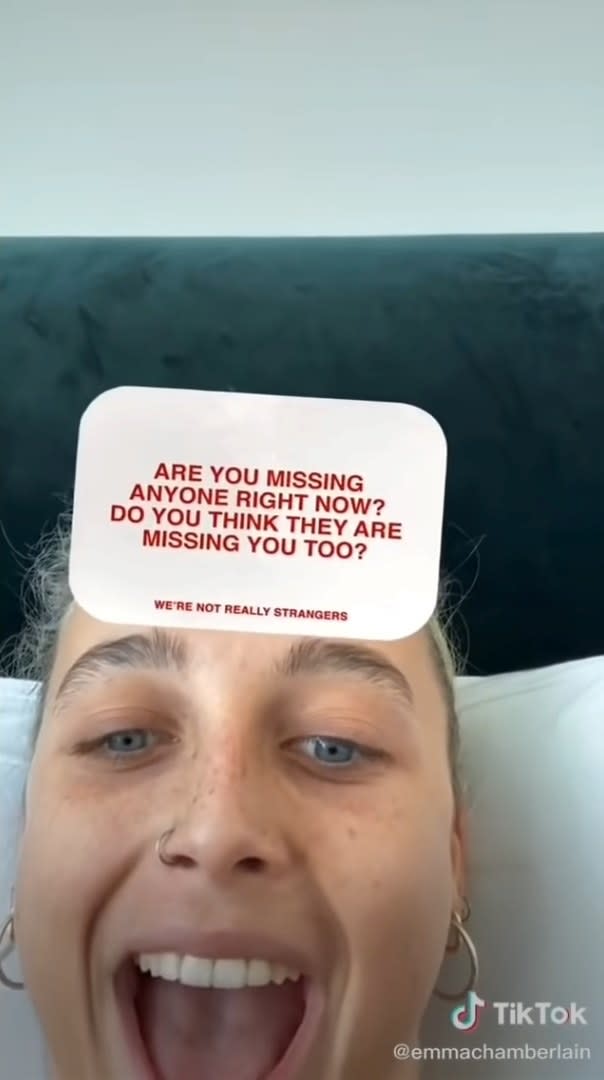 Emma Chamberlain reveals why she deleted her TikTok with 10