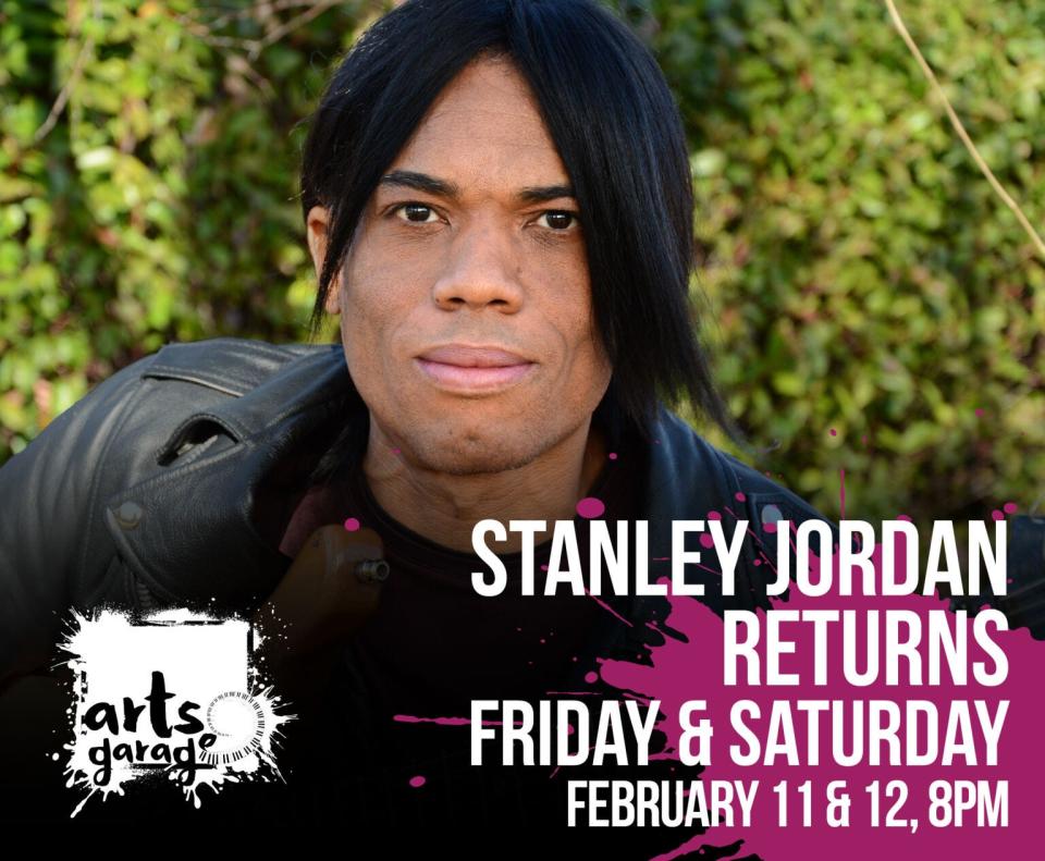 Stanley Jordan will play Feb. 11-12 at the Arts Garage in Delray Beach.