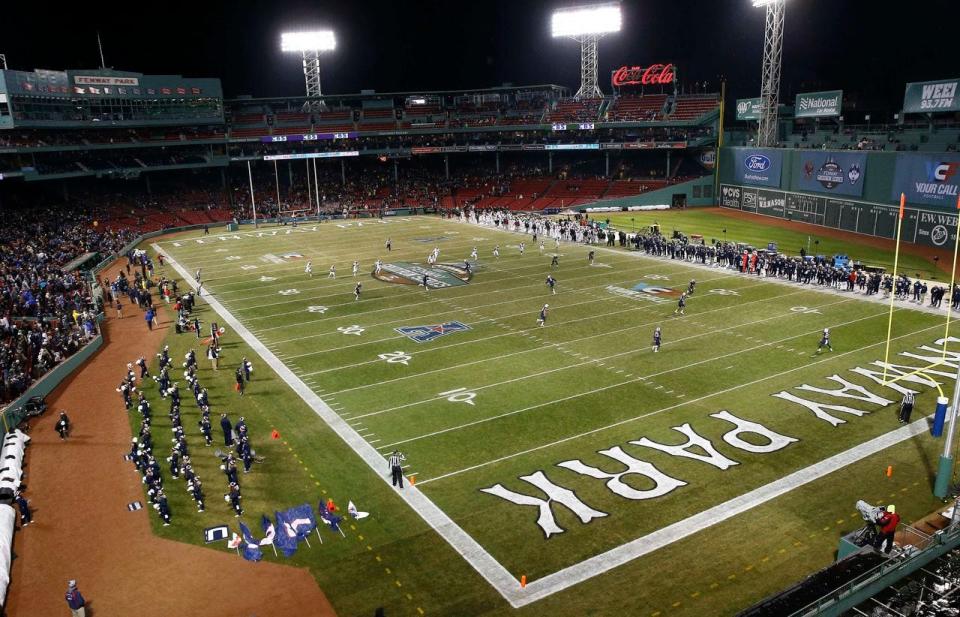 The configuration for the Wasabi Fenway Bowl at Boston's Fenway Park.