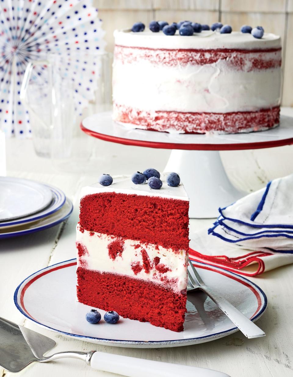 Red Velvet Ice-Cream Cake