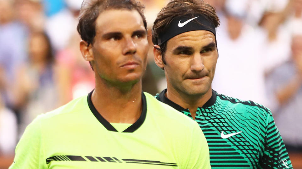 Rafael Nadal and Roger Federer are re-joining the Players Council.  (Photo by Clive Brunskill/Getty Images)