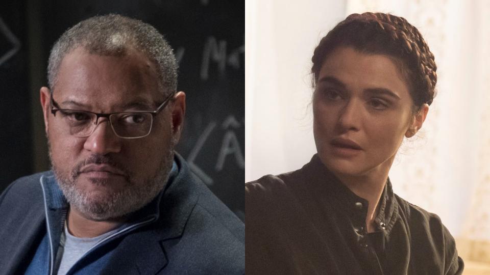 Laurence Fishburne and Rachel Weisz