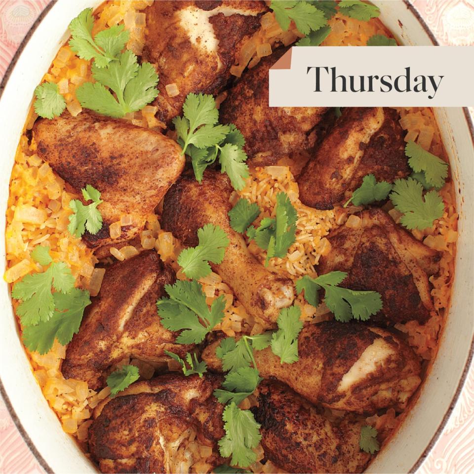 Curried chicken and coconut rice recipe WFD