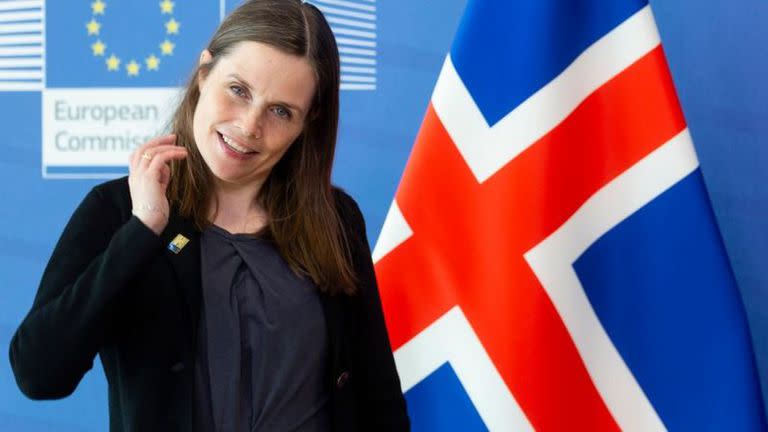 La primera ministra de Islandia, Katrin Jakobsdottir