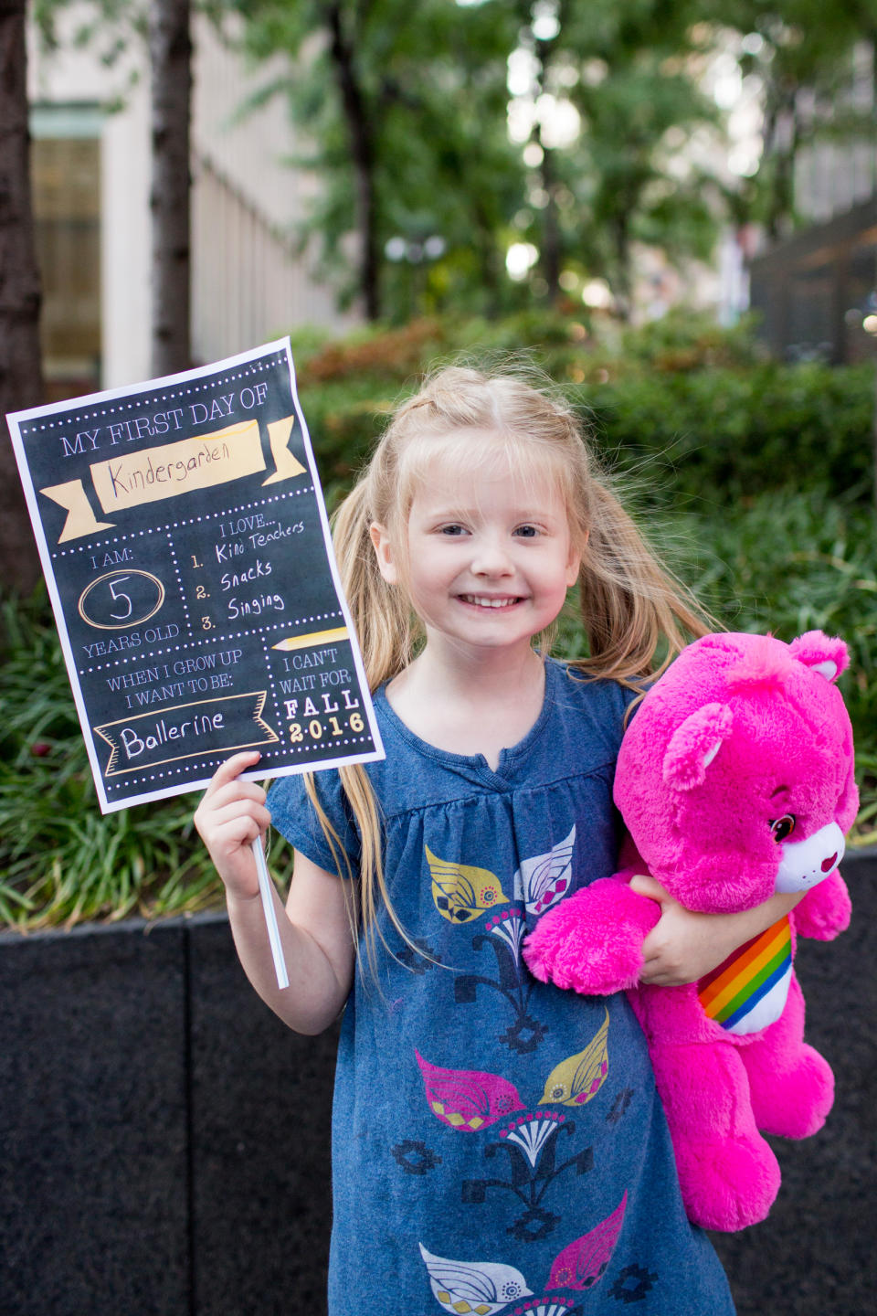 DIY back to school signs - fill in the blank chalkboard (Samantha Okazaki / TODAY)