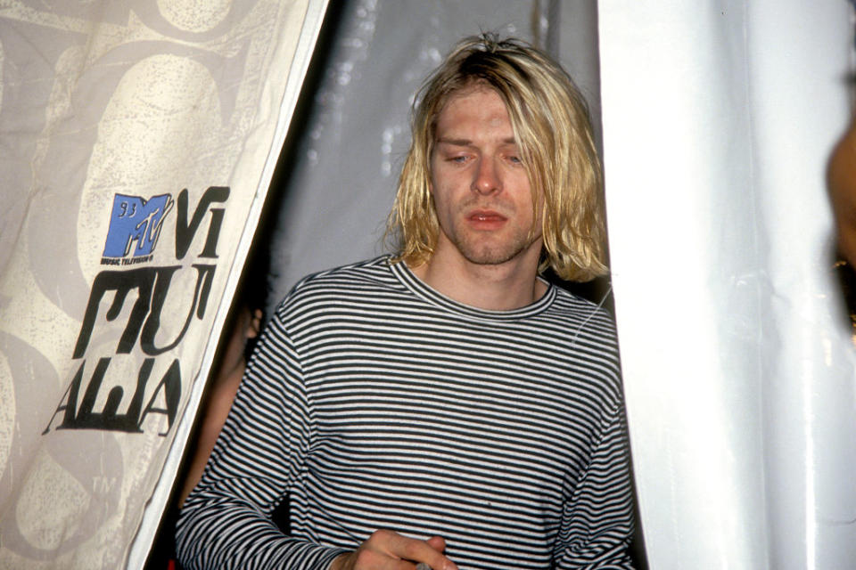 Kurt Cobain describes in his journals being strung out in Australia and his management getting him medical help. (Credit: Vinnie Zuffante via Getty Images)