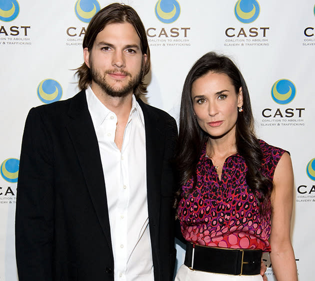 Demi Moore and Ashton Kutcher.