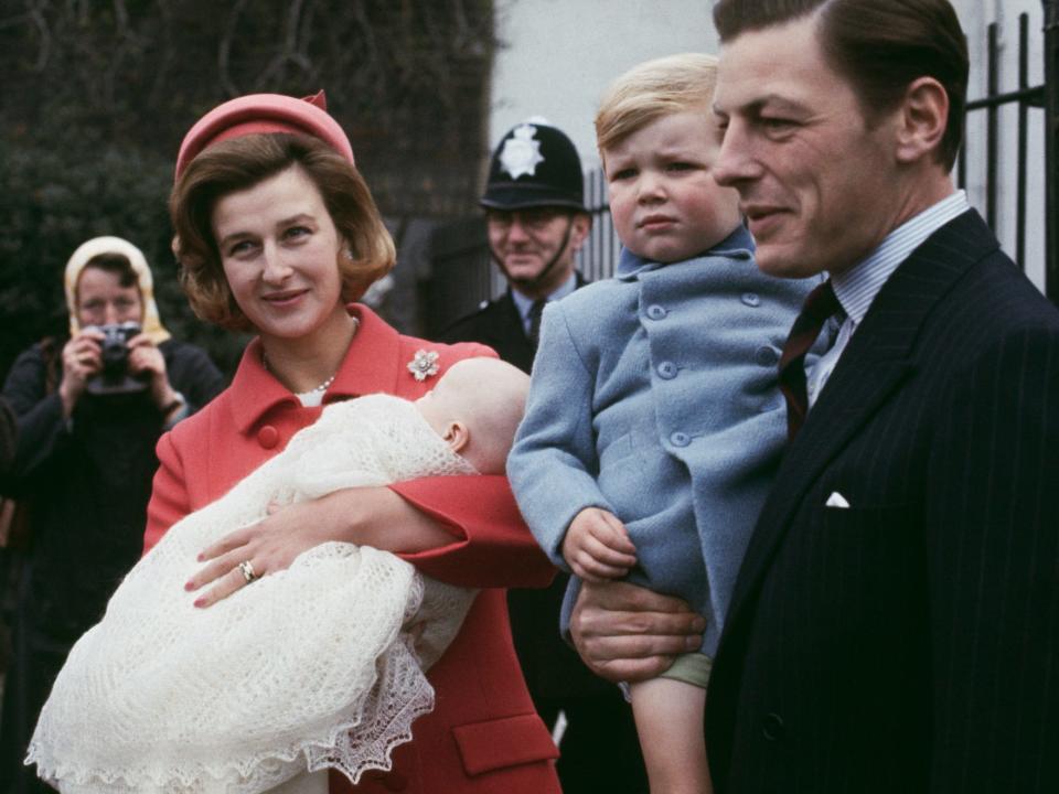 Princess Alexandra with family