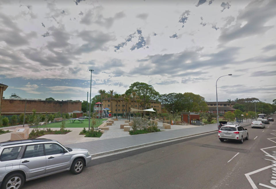 Mario Caruso was last with his father at Walter Gors Park in Dee Why. Photo: Google Maps