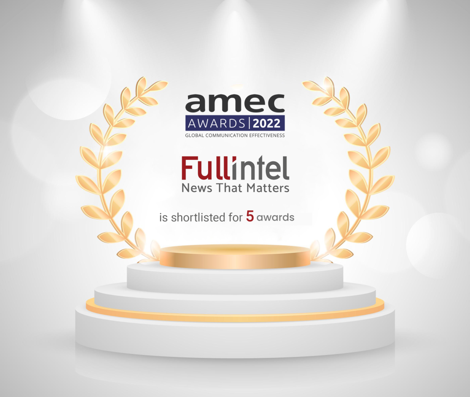 Fullintel is shortlisted for 5 AMEC awards