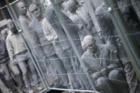 <p>Participants perform during the so called “1000 Figures” demonstration before the upcoming G20 summit in Hamburg, Germany, July 5, 2017. (Hannibal Hanschke/Reuters) </p>