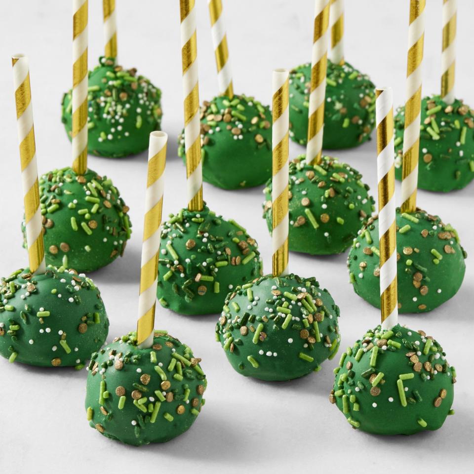 <p><a href="https://go.redirectingat.com?id=74968X1596630&url=https%3A%2F%2Fwww.williams-sonoma.com%2Fproducts%2Fst-patricks-day-cake-pops&sref=https%3A%2F%2Fwww.redbookmag.com%2Fhome%2Fdecor%2Fg60179997%2Fst-patricks-day-decor-ideas%2F" rel="nofollow noopener" target="_blank" data-ylk="slk:Shop Now;elm:context_link;itc:0;sec:content-canvas" class="link ">Shop Now</a></p><p>St. Patrick's Day Cake Pops</p><p>williams-sonoma.com</p><p>$59.95</p><span class="copyright">Williams Sonoma</span>