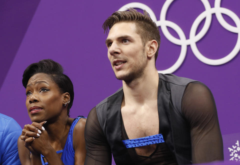 Vanessa James and Morgan Cipres of France