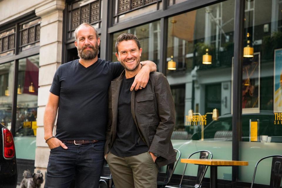 Owners of Fresh Coffee Company, Marcel Ottoy and Toby Richardson (The Service)