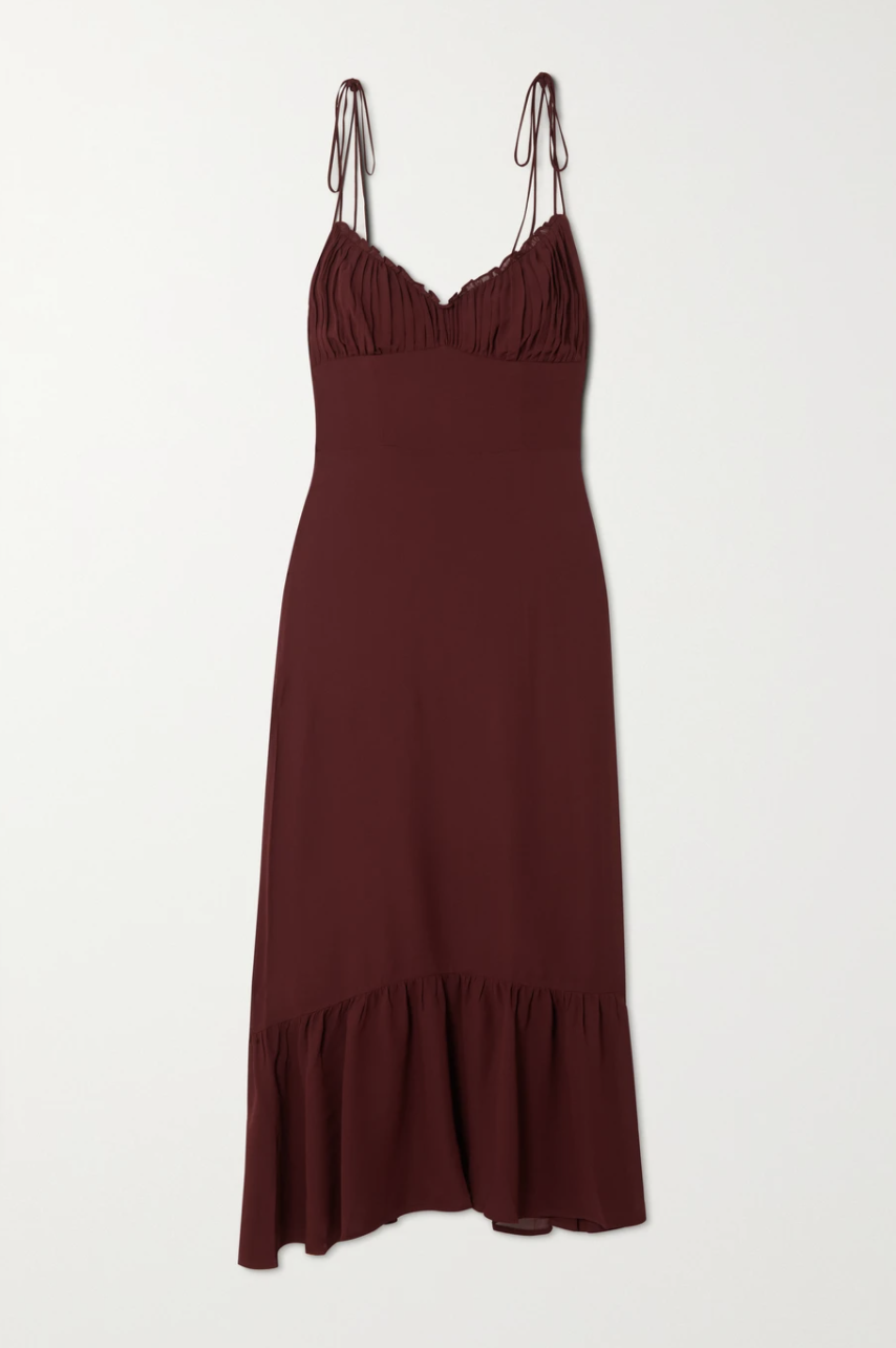 Embry Ruffled Midi Dress