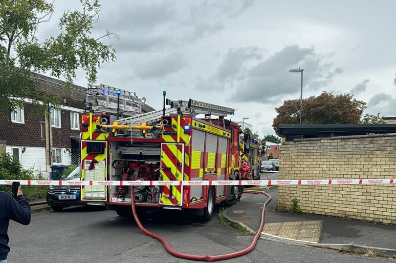 Firefighters were called to Nuns Way in Cambridge