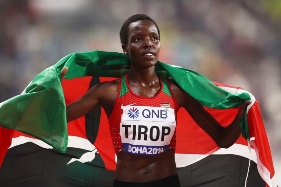 Agnes Tirop was killed in her home in 2021 (Getty Images for IAAF)