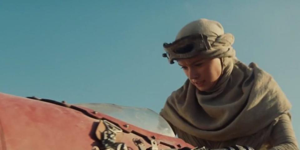 daisy ridley star wars episode vii trailer