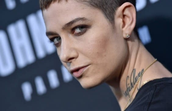 Asia Kate Dillon at a screening of Lionsgate's "John Wick: Chapter 3 - Parabellum"