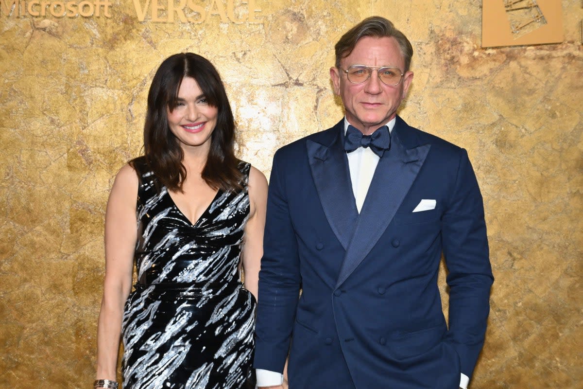 Rachel Weisz and Daniel Craig at the Albies (AFP via Getty Images)