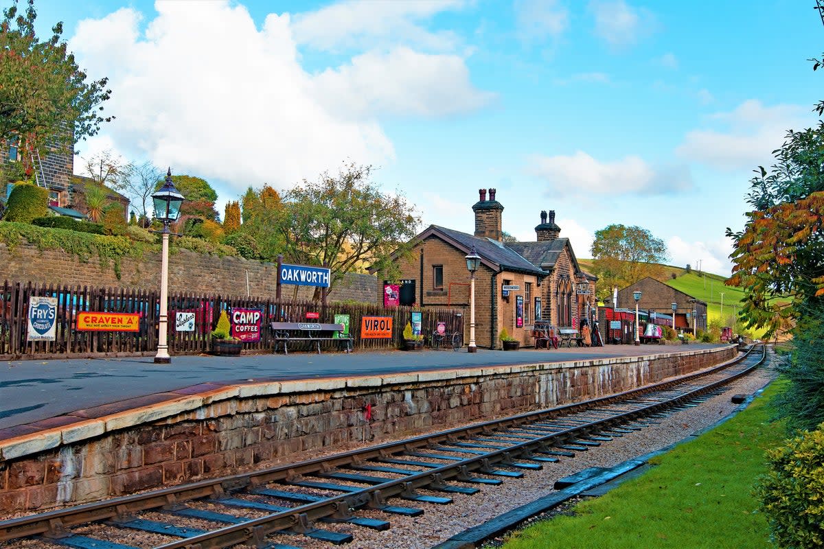 Oakworth station on the  Keighly & Worth valley railway route (Getty Images)