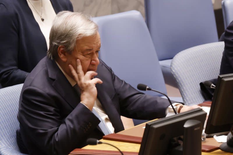 United Nations Secretary-General Antonio Guterres described the FSO Safer as a "ticking time bomb." Photo by John Angelillo/UPI