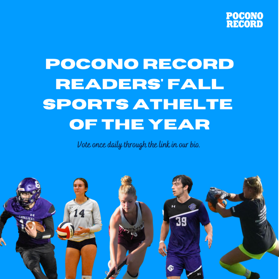 The Pocono Record readers' fall sports Athletes of the Year candidates are featured on on Instagram graphic from the Pocono Record Sports account.