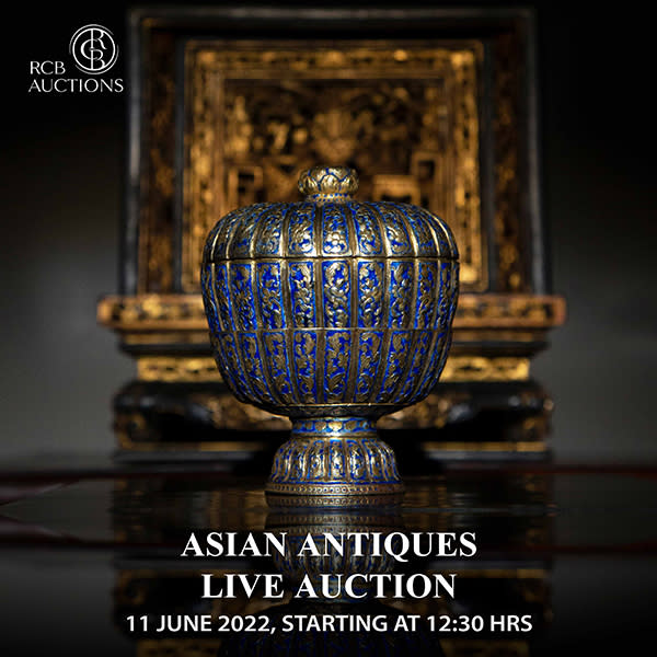 曼谷RCB古董藝術品拍賣會(RCB Auctions)將在6月11日(周六)登場（來源：RCB Auctions提供）