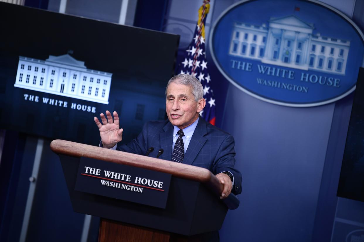 Joe Biden asks Dr Fauci to be part of his Covid response team when he becomes president (AFP via Getty Images)