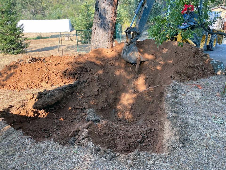 At the third location, just 100 yards from Mario Garcia's former home, investigators recovered nearly a full skeleton. Tests would later confirm it was Christie Wilson's. / Credit: Placer County District Attorney