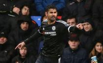 Football Soccer - Crystal Palace v Chelsea - Barclays Premier League - Selhurst Park - 3/1/16 Diego Costa celebrates after scoring the third goal for Chelsea Action Images via Reuters / John Sibley Livepic