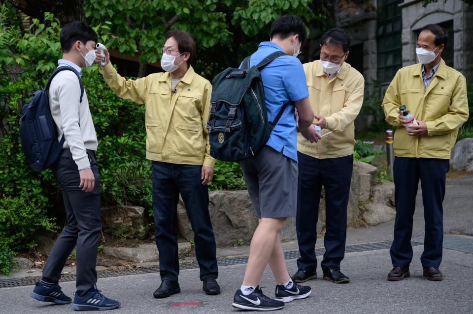 La vuelta a las aulas en Corea del Sur