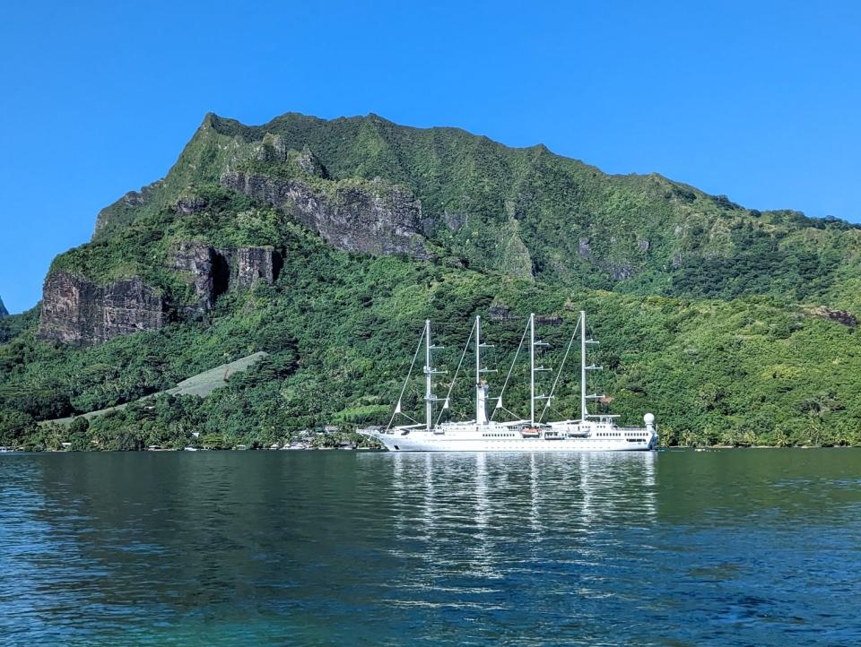 Windstar Wind Spirit ship at sea